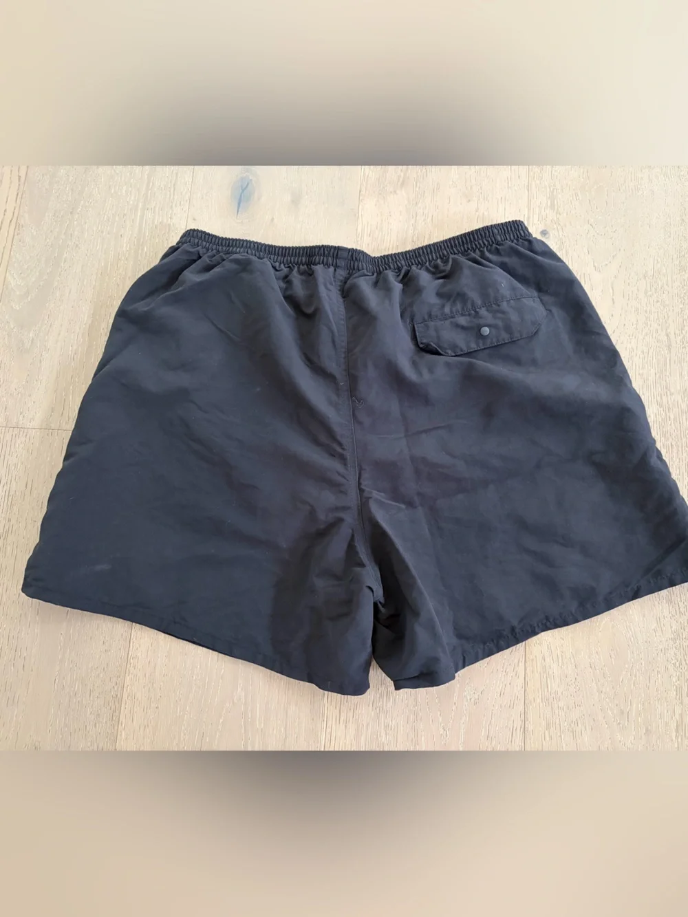 Patagonia Black Men's Baggies Athletic Shorts 5” Inseam with Drawstring sz L